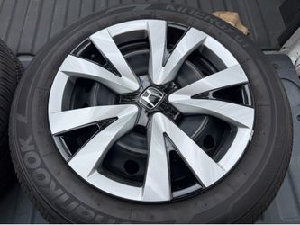 Almost new 2026 Honda Civic LX 16” steel wheels and tires