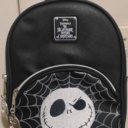 Disney Nightmare Before Christmas Jack Skellington Women's Mini Backpack, Black