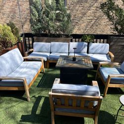 8 Seat Outdoor Patio Furniture Set 