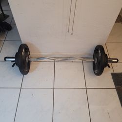 Rouge Weights Including Curl Bar. ( Price Is Firm No Offers Accepted)