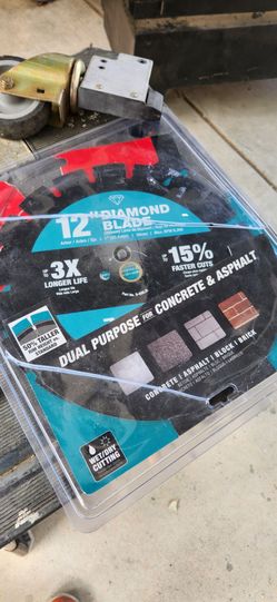 new 12inch concrete saw blade