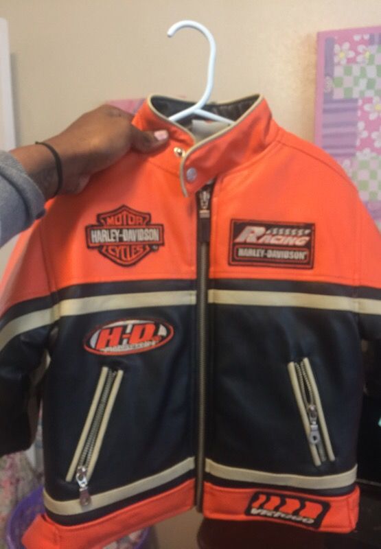 All leather Harley Davidson Motorcycle Jacket 2t