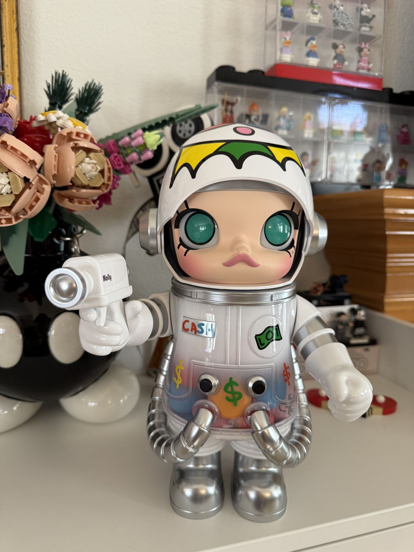 POP MART MEGA Space Molly 400% Jon BURGERMAN Space Cadets Series