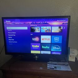 Tv And Roku With Control