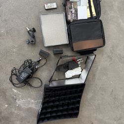 Aputure HR672S Led Panel Light With Softbox And Grid