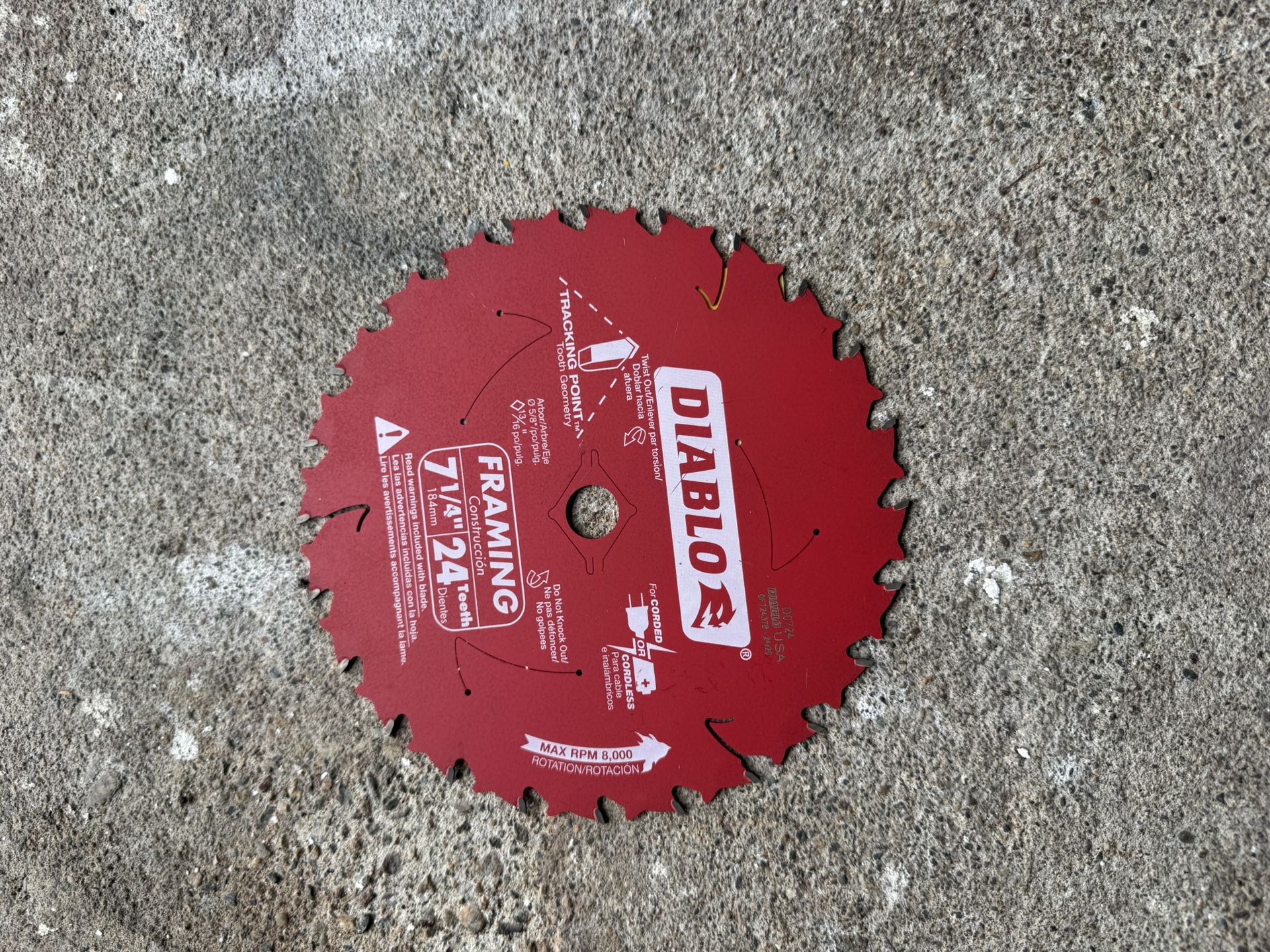 Diablo Skill Saw Blades