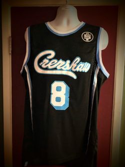 Los Angeles Lakers #8 Kobe Bryant Crenshaw Jersey Nipsey Hussle All Money In Black -S.M.L.XL.2X.3X Is