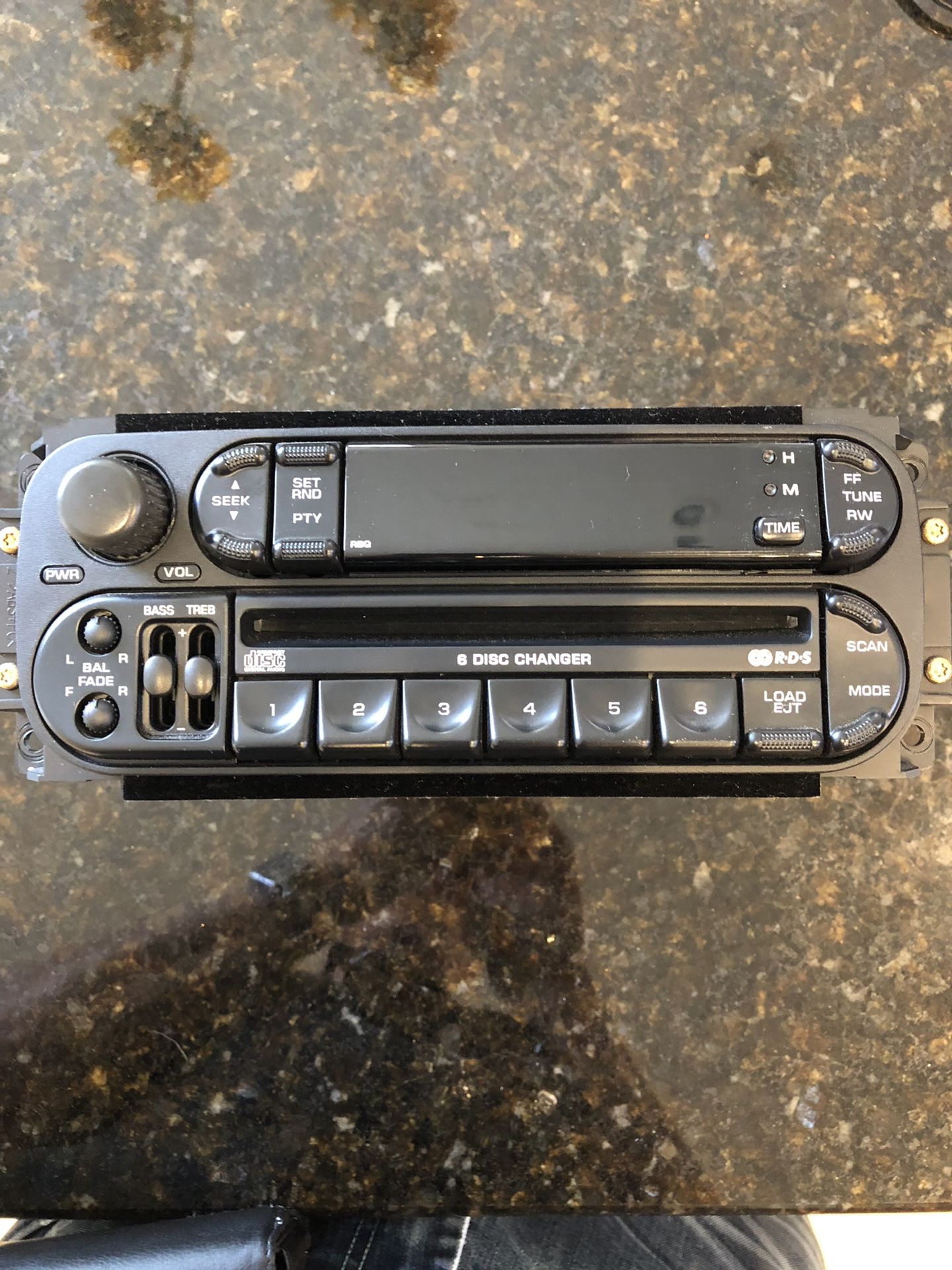 Dodge Viper stereo CD changer and amplifier
