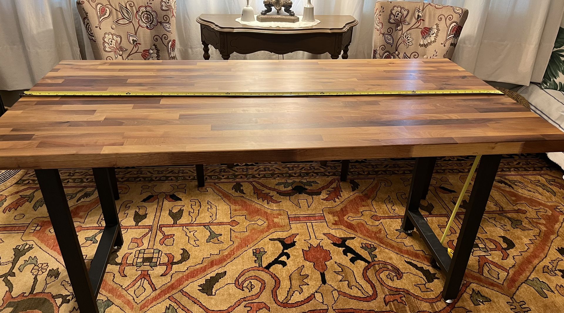 Oak Wood Heavy Duty Custom Made 60”/30” Desk 