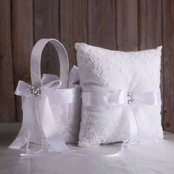 Flower Girl Basket Ring Bearer Pillow