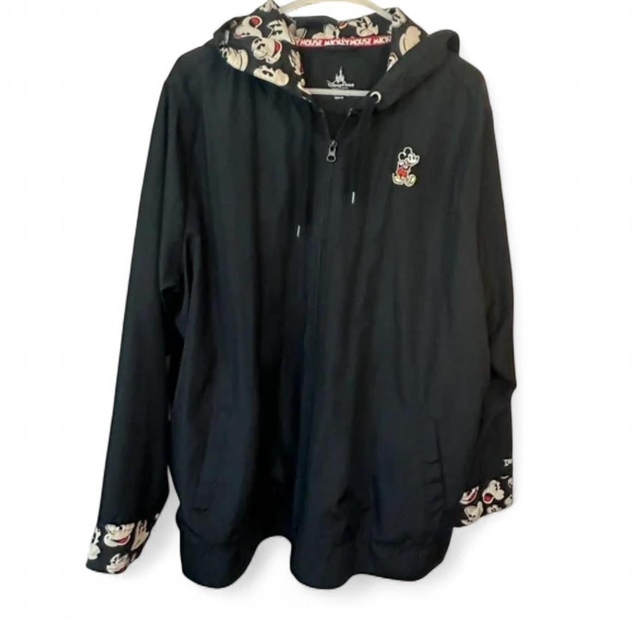 Vintage Disney Mickey Mouse Windbreaker/Jacket with a hood Size 3XL #Disneyinspired #disneyland #mickeymouse #raincoat #tops