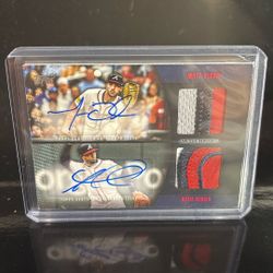 2025 Series 2 Matt Olson Ozzie Albies Dual Patch Auto 2/10 Atlanta Braves SSP