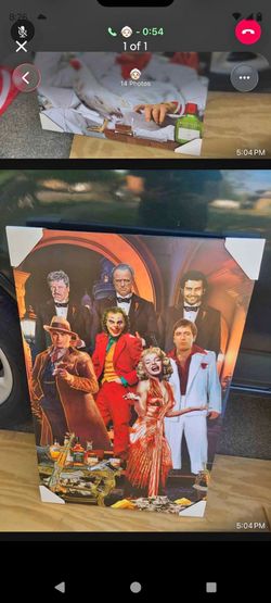 Scare face pics $85(3ft by 2 )no less