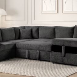 New Ryder 4Pcs Sectional Dark Grey