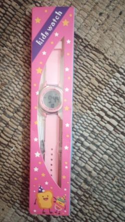 Pink Kids Watch New