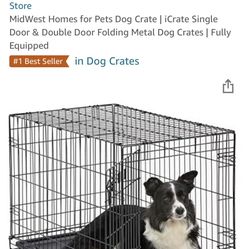 Brand New Never Used Dog Crate 36"