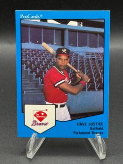 1989 ProCards #838 Dave Justice