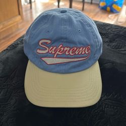 Supreme Leather Visor 6-Panel