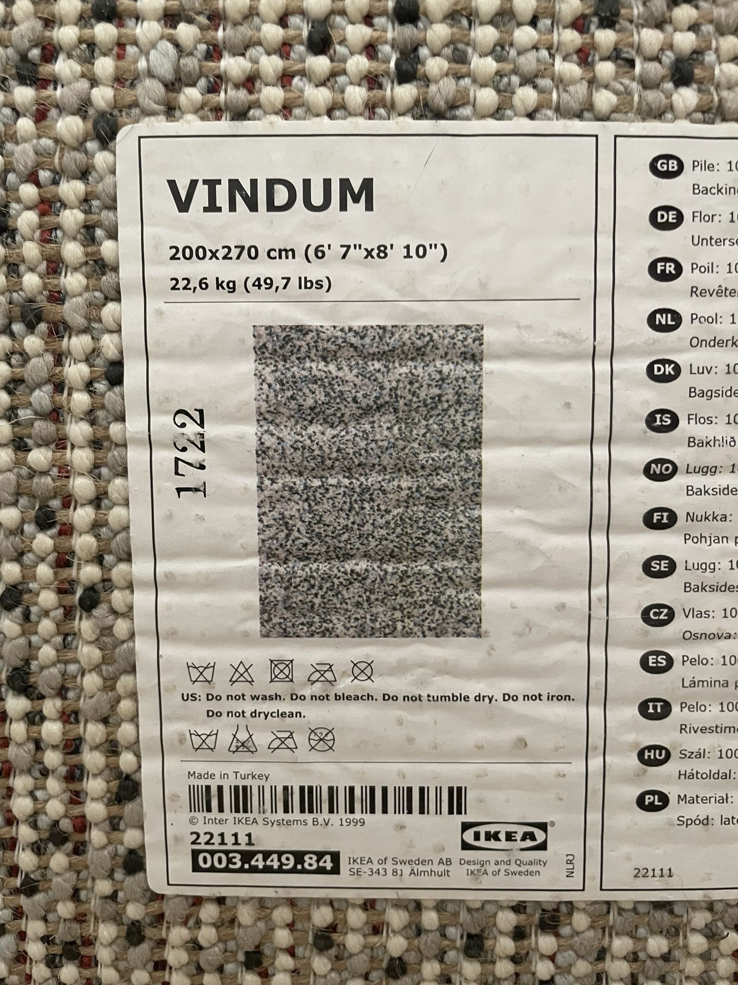7'x9' IKEA Vindum Rug for Sale in Hartford, CT - OfferUp