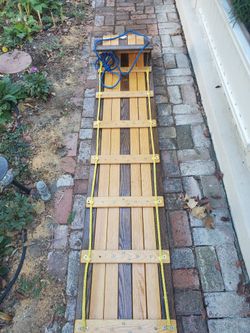 Vintage Adirondack Wood Toboggan 