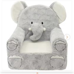 Plush Elephant Kids Chair