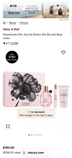 Flower bomb perfume