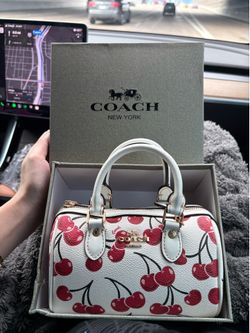 Cherry coach bag
