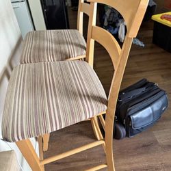 Two stool chairs