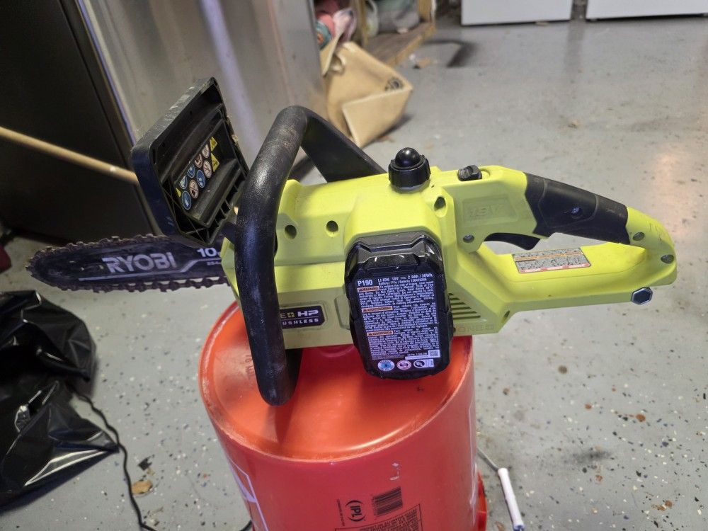 RYOBI - ONE+ HP 18V Brushless 10 in. Chainsaw