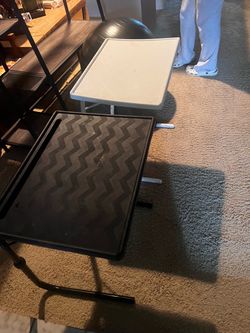 Folding TV Tray Tables Set of 2