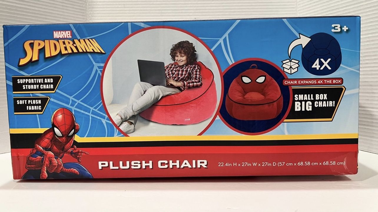Idea Nuova Marvel Spider-Man Soft Plush Chair