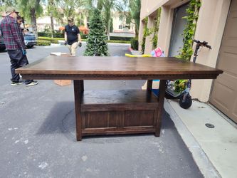 Solid wood dining table!