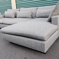 FREE DELIVERY!!! West Elm "Harmony" 2pc Sectional Couch ($4.3K Retail...65% OFF!!!)