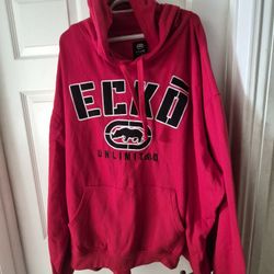 Ecko Unlimited red Hooded fleece Lined Hoodie 5x & 3x Available New