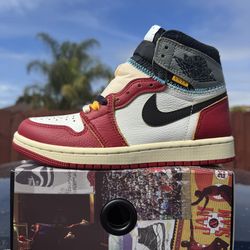 Jordan 1 High x Union LA "Chicago Shadow" Size 4.5Y
