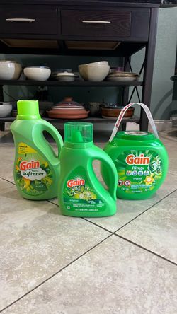 Gain Flings, Gain Fabric Softener, Gain Detergent