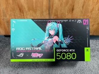 ASUS ROG Astral GeForce RTX 5080 16GB GDDR7 OC – Hatsune Miku Edit