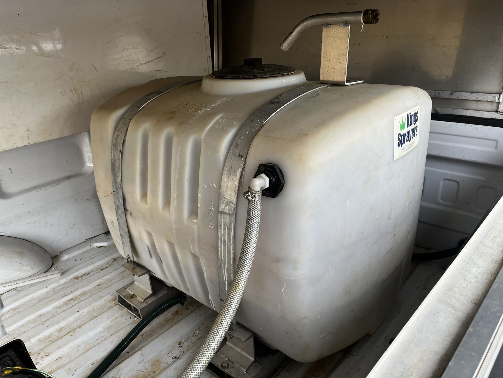 Truck Mount Powered Reel Sprayer and Tank