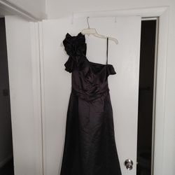 One Shoulder Pretty Black Dress