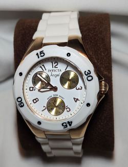 Invicta Angel Women's Watch White & Rose Gold