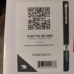 Selling QR Code Tells Pc Specs.