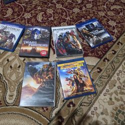 Transformers and bumble bee blue ray and dvd set