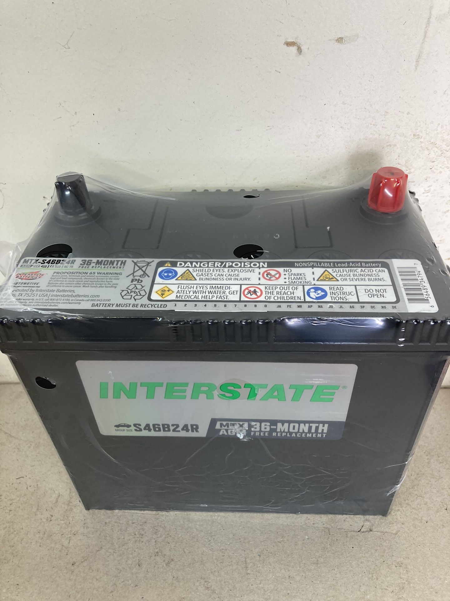Car Battery Interstate gel AGM for Toyota Prius only for sale