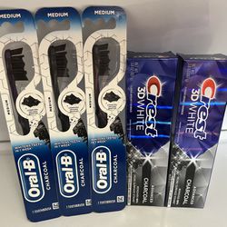 Crest 3D White toothpaste 3.8 oz toothbrush all 5 for $10