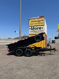 Brand new 2027 8x12x2 dump with ramps