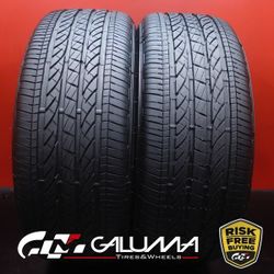 Set of 2 Tires LikeNEW Bridgestone Dueler H/P Sport AS Run Flat 245/50R19 #84970