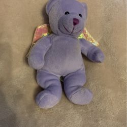 2002 Prayer Bear with Angel Wings Publications International Southern Living 8"