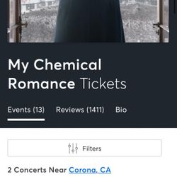 My Chemical Romance tickets 7/26 Dodgers Stadium 