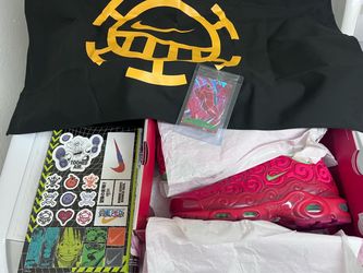 One piece Nike ope ope promo card + sticker book
