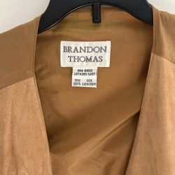 Women’s Vest Leather Fringe Best Vintage Xl